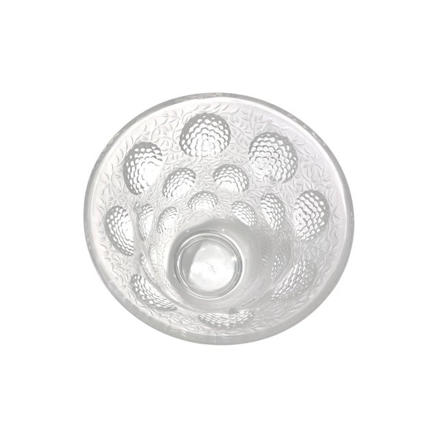 Art Deco Stunning Verlys "Les Cabochons" French Art Deco Vase Early 20th Century Lalique-Style For Sale - Image 3 of 18