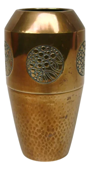 Art Noveau Brass Vase from WMF, 1890s