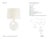 AERIN by Visual Comfort Signature Adria 25" Cordless Table Lamp in Plaster White with Linen Shade Designer: AERIN Height:...