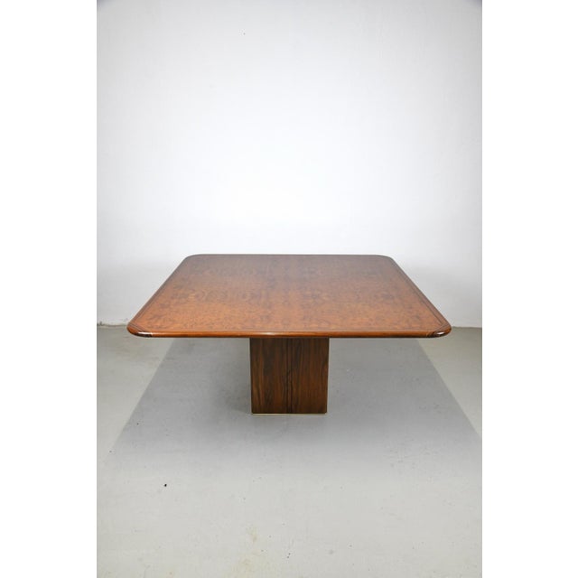 Brown Artona Series Dining Table by Afra & Tobia Scarpa for Maxalto, 1970s For Sale - Image 8 of 8