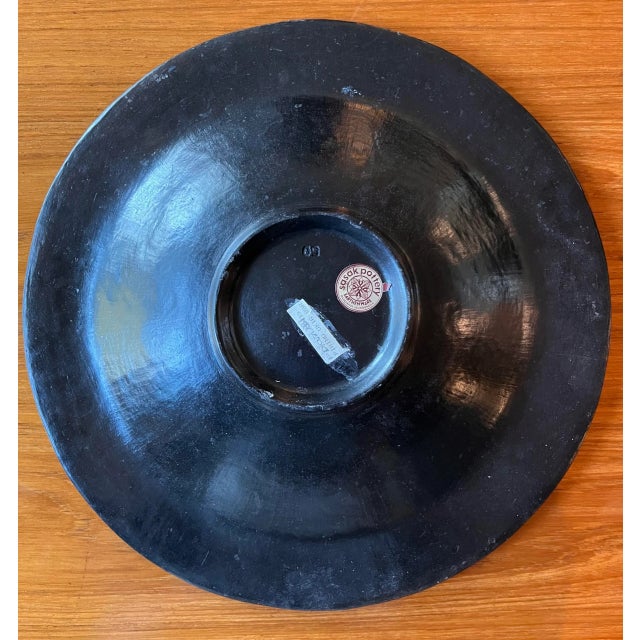 Vintage Indonesian Terracotta Large Dish by Sasak Pottery For Sale - Image 4 of 5