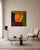 Bring warmth and elegance to your home with this abstract and minimalist canvas. Composed of a bold palette of orange,...