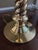 Mid 20th Century Vintage Barley Twist Brass Lamp For Sale - Image 5 of 10