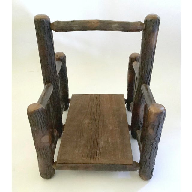 Genesee River Hickory Log Holder For Sale - Image 4 of 6