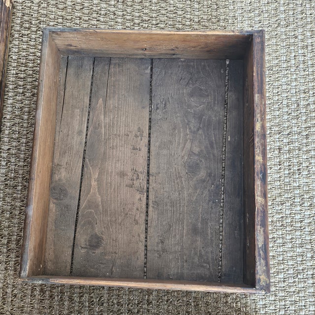 Antique Pine Cupboard & Open Plate Rack For Sale - Image 14 of 17