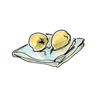 Pears on a Napkin | 11x14 Print by JJHogan For Sale