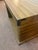 These have a beautiful wood grain striped design with brass corner brackets These are in good condition They have a slight...