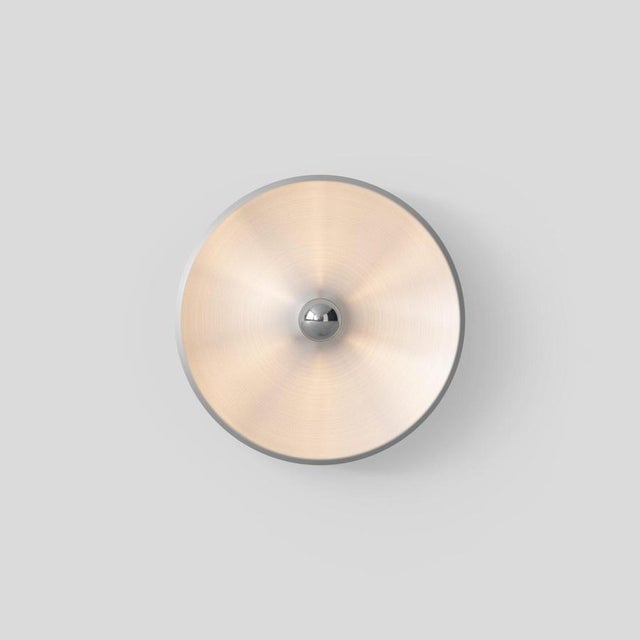 Model 262 Wall Lamps in Satinated Aluminium from Gino Sarfatti, Set of 6 For Sale - Image 9 of 11