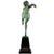 Art Deco Nude Disc Dancer in Metal on Marble Base by Andre Derenne and Marcel Bouraine, France, 1930s For Sale - Image 4 of 12