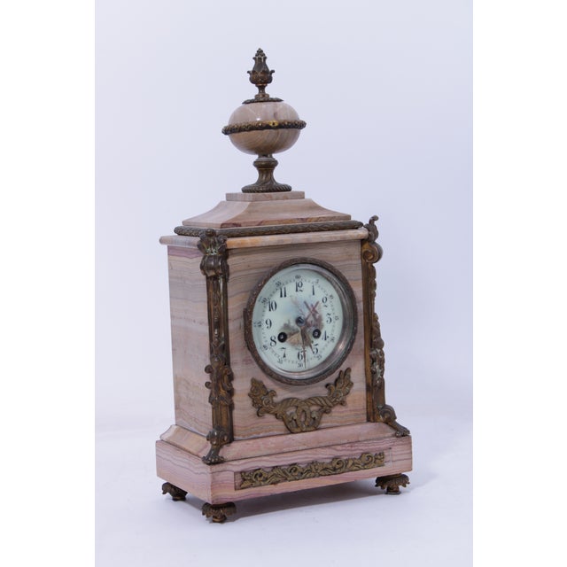 Age: 19th Century Details: High Quality Construction Traditional Style Porcelain Face French Style Bronze Ormolu Trim...
