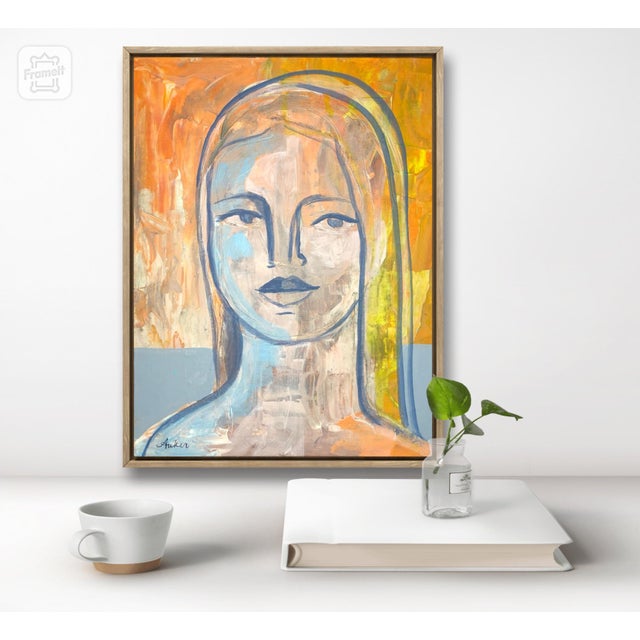 One of a kind and original artwork by Auker. Acrylic paint on canvas board. COA included. Wired and ready to hang, unframed.