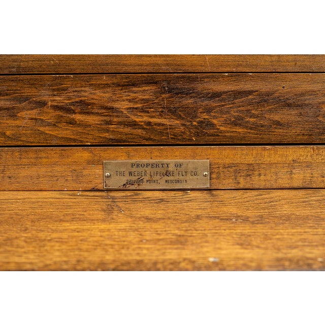 Industrial c. 1930 Small Goods Display Case by Weber For Sale - Image 3 of 10