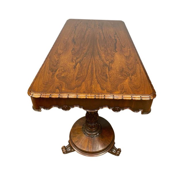 Wood William IV Desk in Mahogany, 1840 For Sale - Image 7 of 12