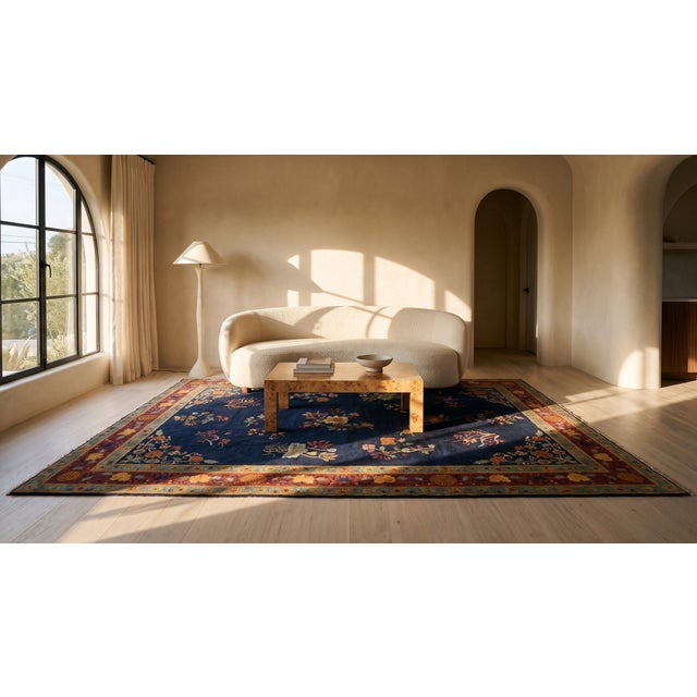 1920s Chinese Art Deco Carpet ( 8'10" x 11'7" - 269 x 353 ) For Sale - Image 13 of 15