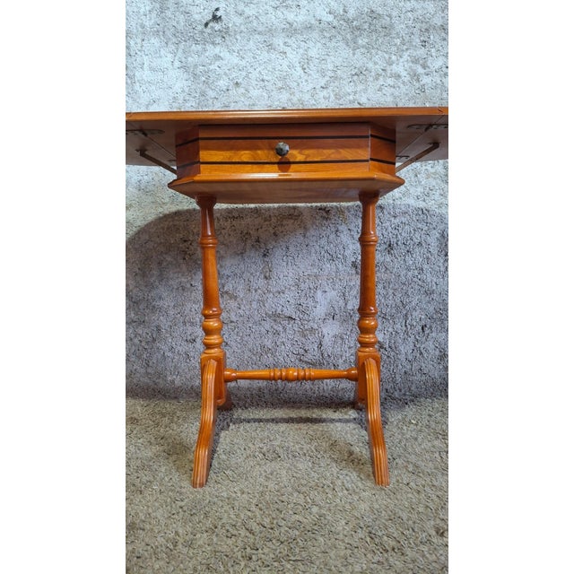 Louis Philippe Marquetry Chessboard Game Table, 1890s For Sale - Image 6 of 12