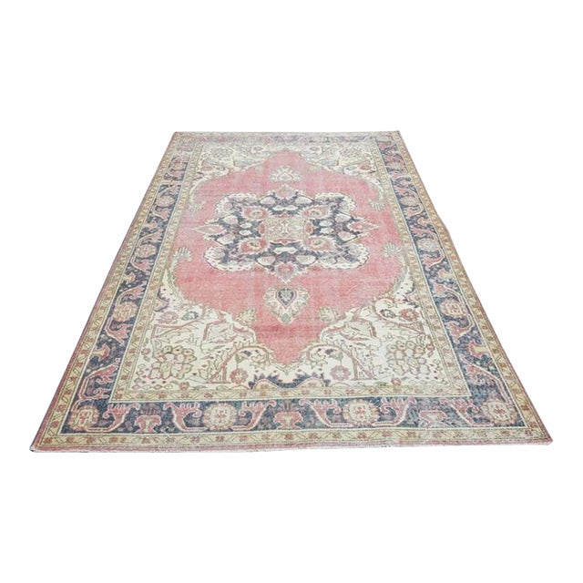 1960s Anatolian Kurdish Handknotted Wool Rug For Sale
