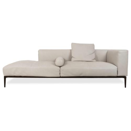 Jaan Living Set Leather Three-Seater and Two-Seater Grey Cream Sofa from Walter Knoll and Wilhelm Knoll, Set of 2 For Sale - Image 5 of 18