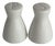 Form 2000 White Salt and Pepper Shakers by Raymond Loewy for Rosenthal, Germany, 1950s, Set of 2 For Sale