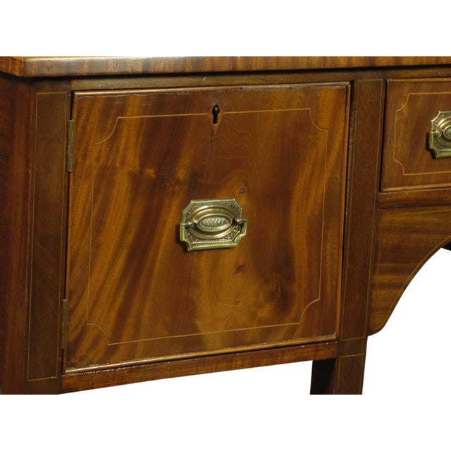 Early 20th Century Early 20th Century George III Style Inlaid Mahogany Sideboard For Sale - Image 5 of 10