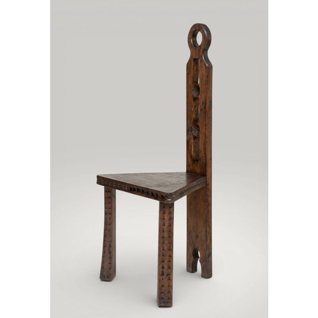 One of the chairs has a slight loss on the back