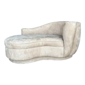 Vladimir Kagan Style Chaise Lounge Post Modern
