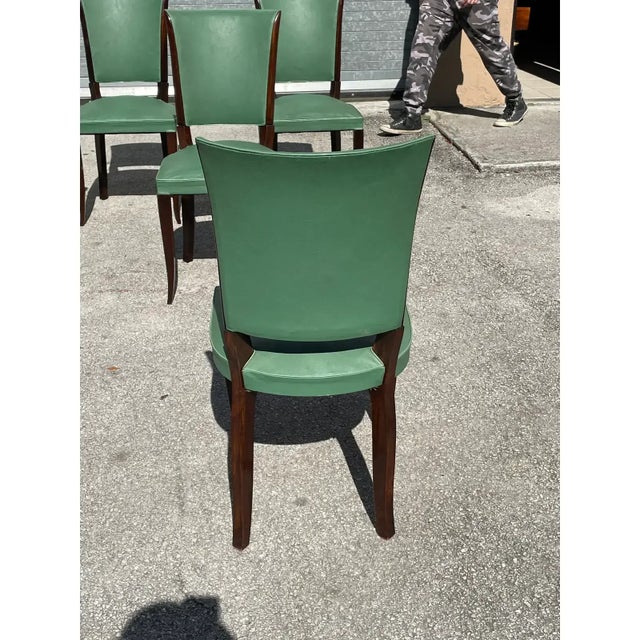 1940s Classic Art Deco Dining Chairs- Set of 6 For Sale - Image 10 of 12