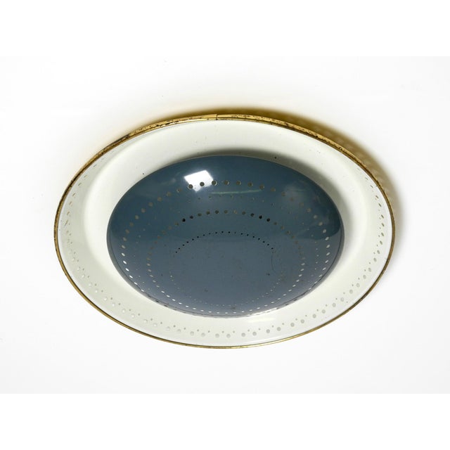 Beautiful very rare mid century modern metal ceiling or wall lamp by ernest igl. the manufacturer is hillebrand leuchten....