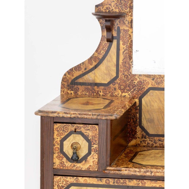 American Grain Painted Dressing Table For Sale - Image 4 of 11