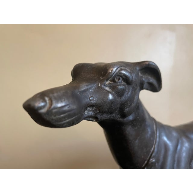 Art Deco Greyhound Statue, 1920s For Sale - Image 4 of 17