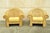 Ralph Lauren Late 20th Century Ralph Lauren Attributed Large Woven Wicker Rattan Club Lounge Chairs - a Pair For Sale - Image 4 of 12