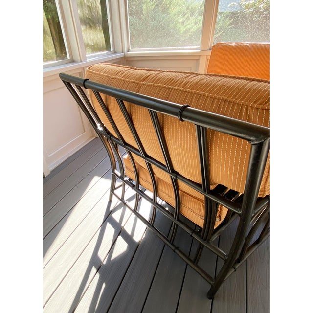 Lane Venture Outdoor Sofa and Chair Set, 2 Pieces, Attributed For Sale In Charlotte - Image 6 of 8