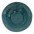 Late 20th Century La Ceramica Embossed Large 16” Robin Egg Blue Serving Bowl, Made in Italy For Sale