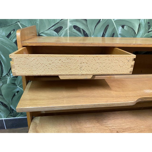 Mid-Century German Red, Yellow and Black Formica Shoe Cabinet, 1950s For Sale - Image 6 of 18