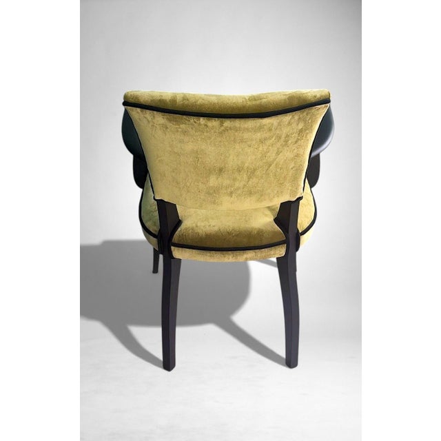 Mid 20th Century Art Decò Pair of French “Bridge” Chairs For Sale - Image 12 of 18
