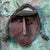 a captivating piece of contemporary, industrial-inspired wall art that marries rugged materials with soulful expression....