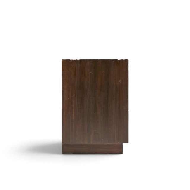 Harvey Probber Harvey Probber Mid Century Mahogany and Brass Credenza For Sale - Image 4 of 11