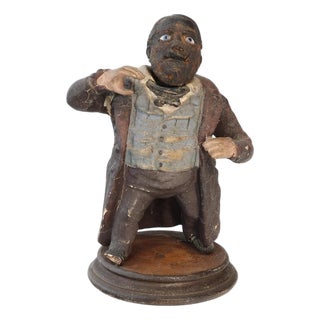Folk Art Papier-Mâché Dickens Figure For Sale