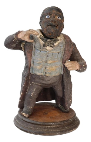 Folk Art Papier-Mâché Dickens Figure