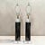 Postmodern 1980s Postmodern Lucite and Black Table Lamps - A Pair For Sale - Image 3 of 8