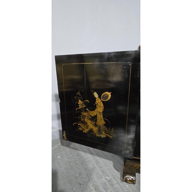 Fine Chinoiserie 2-Door Cabinet, 1900 For Sale - Image 10 of 18