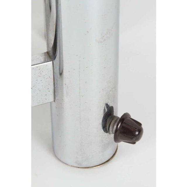 Metal Austrian Mid-Century Modern Five-Light Chrome Skyscraper Table Lamp, Kalmar Style, 1960s For Sale - Image 7 of 17