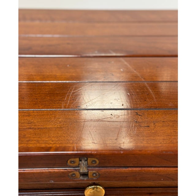 Vintage Century Furniture Wood Folding Table For Sale - Image 11 of 12