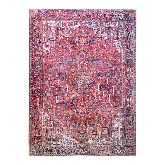 Mid 20th Century Persian Heriz Rug For Sale
