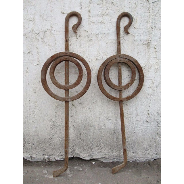 Metal Victorian Iron Gate Window Door #098 For Sale - Image 7 of 7