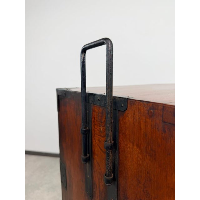 Antique Japanese Meiji 2-Body Kasane Isho-Dansu Clothing Chest, 1890s For Sale - Image 15 of 18