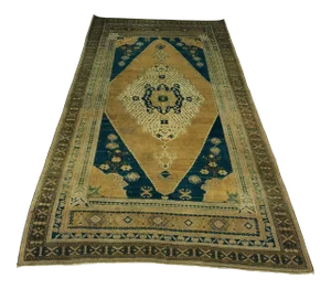 Oversize Turkish Tribal Handmade Rug- 4′8″ × 9′2″