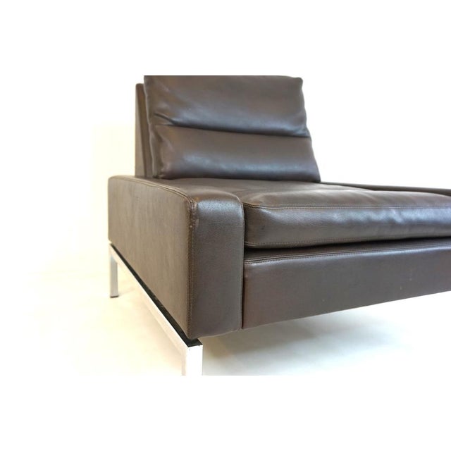 1960s Series 800 Armchair in Leather by Hans Peter Piel for Wilkhahn, 1960s For Sale - Image 5 of 14