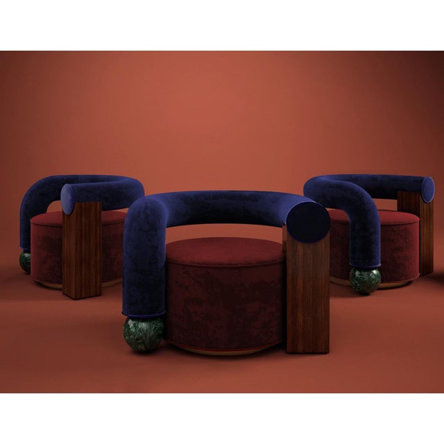 Galatea Armchair by Malabar For Sale - Image 9 of 18