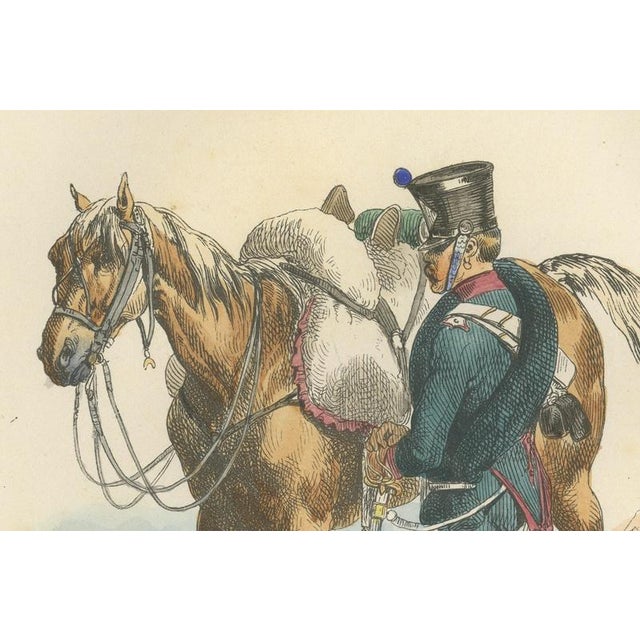 Chasseur À Cheval, 1843, Paper For Sale - Image 4 of 10