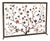 Tobacco Origin Mid Century Modern Fireplace Screen For Sale
